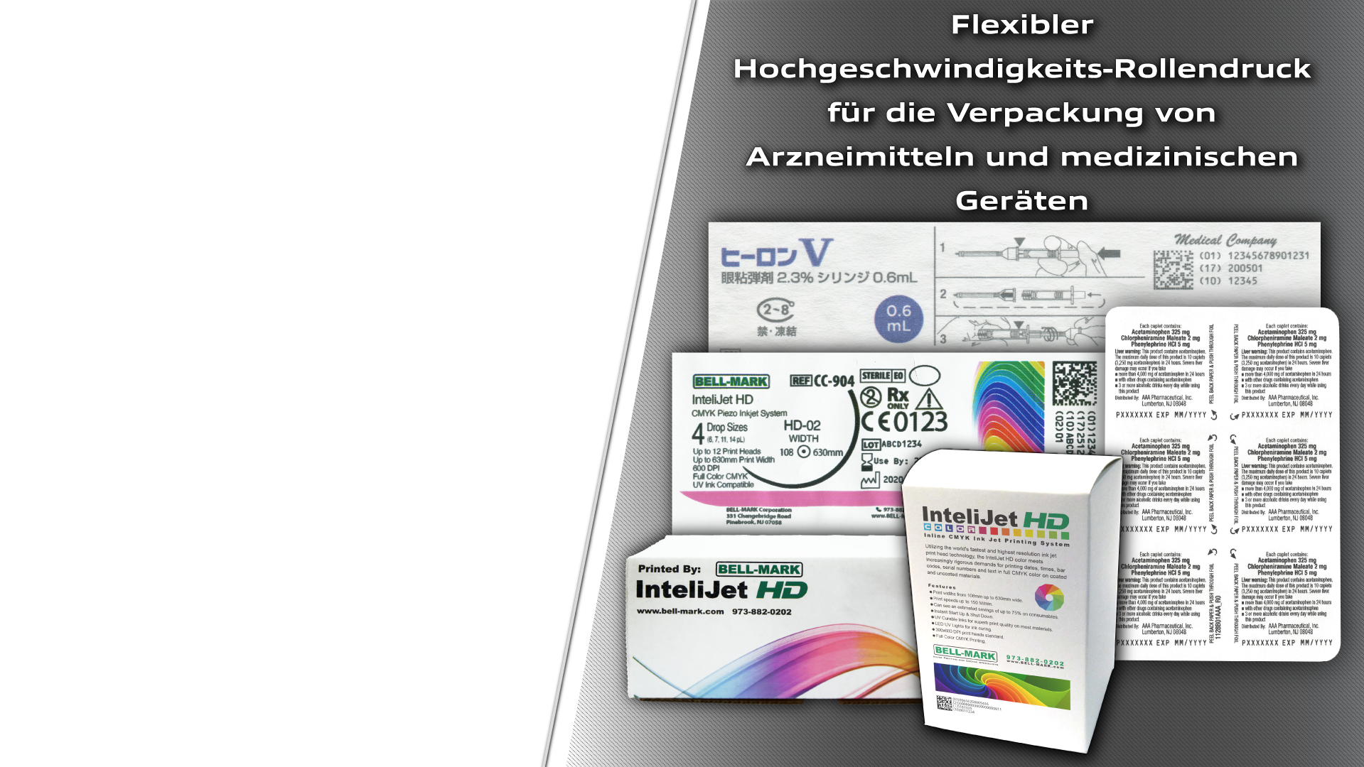 Hohe-geschwindigkeit Flexibel Drucken für Pharmazeutische & Medizinprodukten Branchen